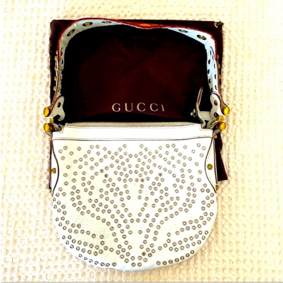 GUCCI • Mini Pelham Studded Bag
White Authentic - Picture 2 of 6
